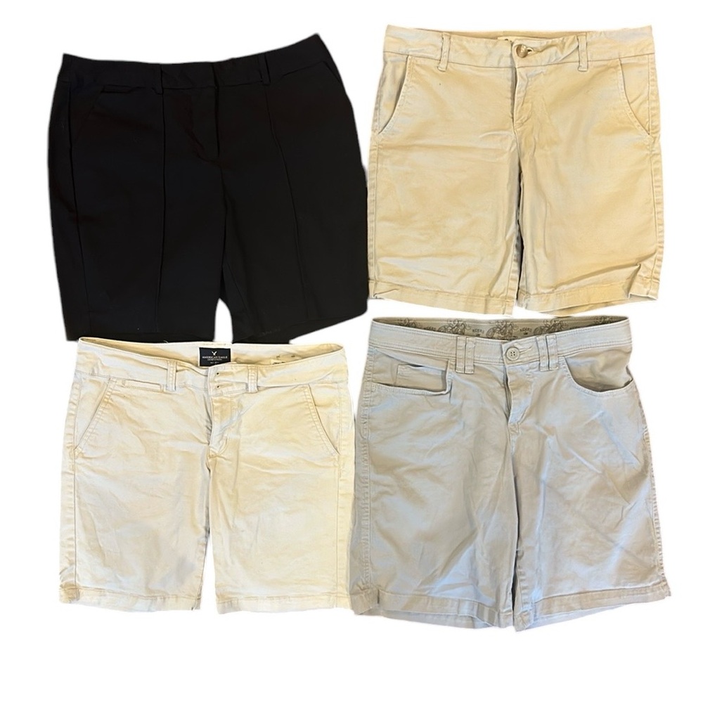 4 group of name brand women’s size 6 shorts bundle, all almost new